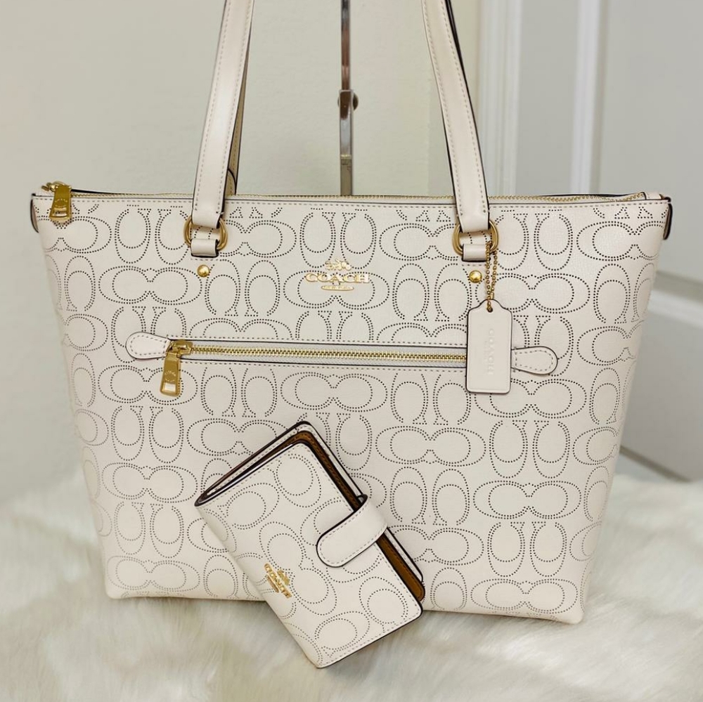 ⚜COACH SET GALLERY TOTE AND WALLET